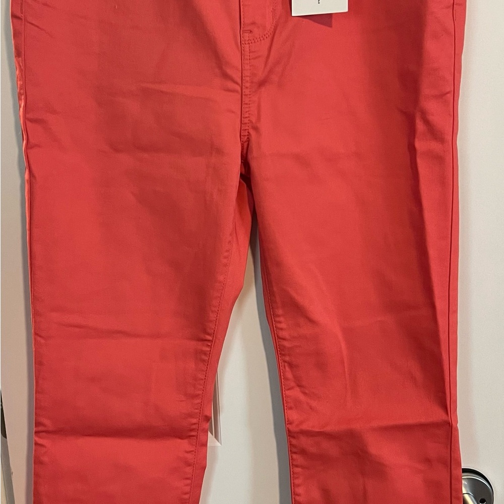 Zenana high rise coral skinny denim